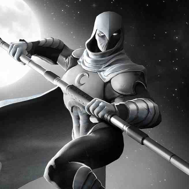 Moon Knight shoulders Matte White