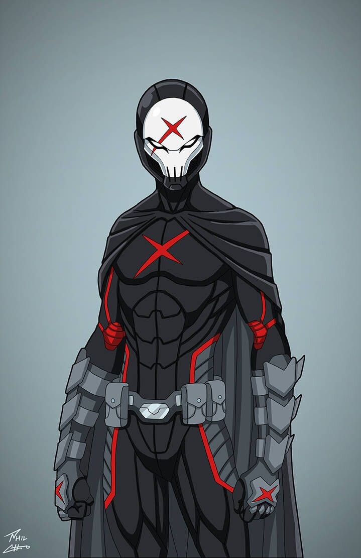 Red X chest armor