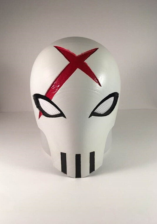 Red X 2-piece set: chest armor and matching mask