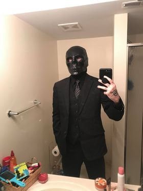 Black Mask Full Helmet Arkham Origins or Birds of Prey