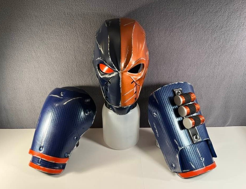 Combinations: 2-4 piece sets. Chest, mask and staff sets.