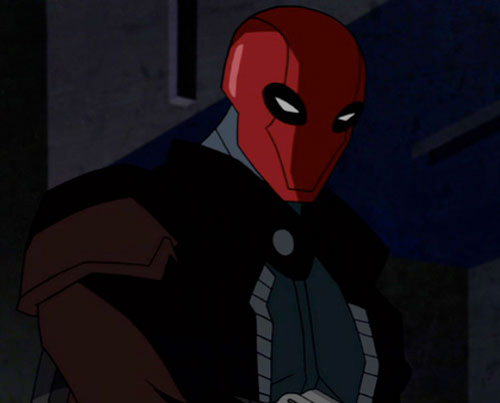Red Hood helmet Under the Red Hood version Fire Red