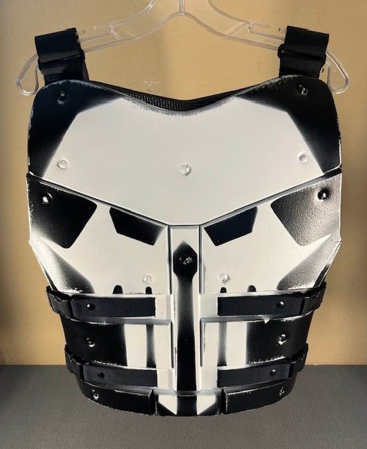 Punisher chest armor Marvels Rivals version.