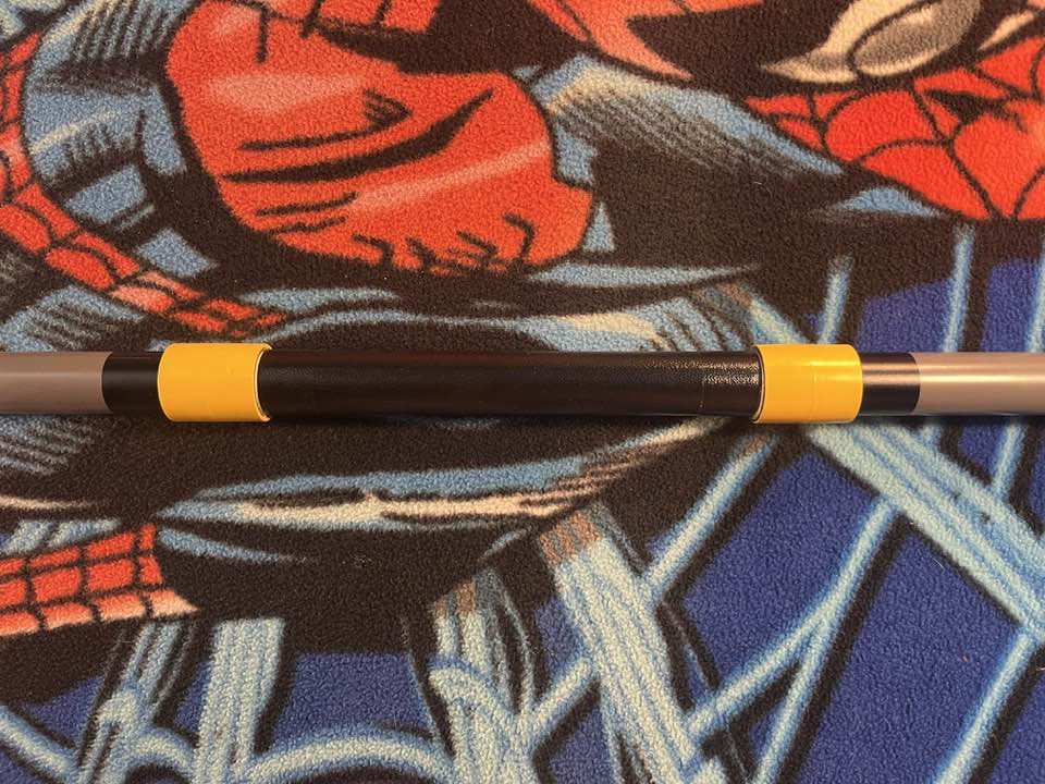 Robin Bo staff Crimson Red, Charcoal Gray