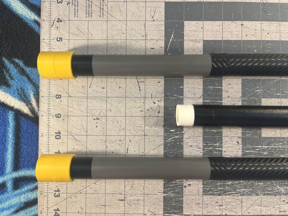 Robin Bo staff Crimson Red, Charcoal Gray