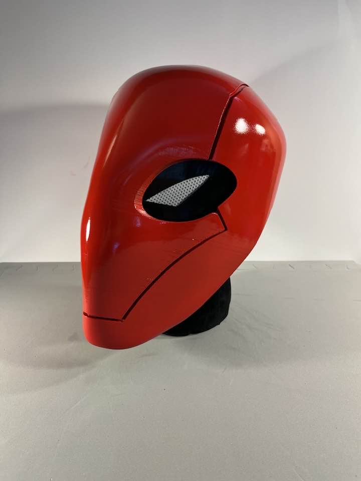 Red Hood helmet Under the Red Hood version Fire Red