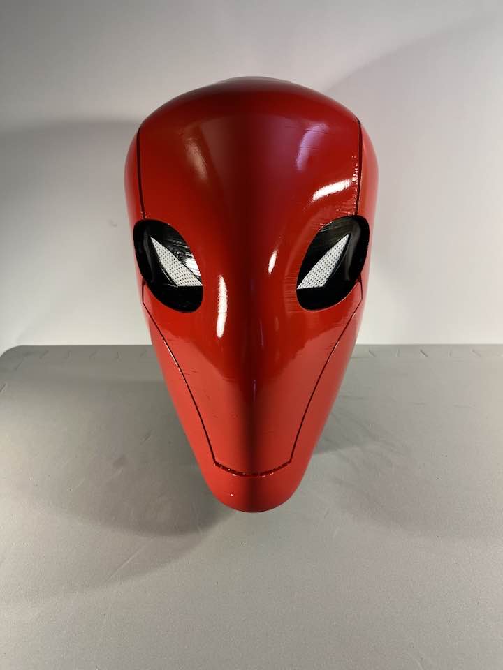 Red Hood helmet Under the Red Hood version Fire Red