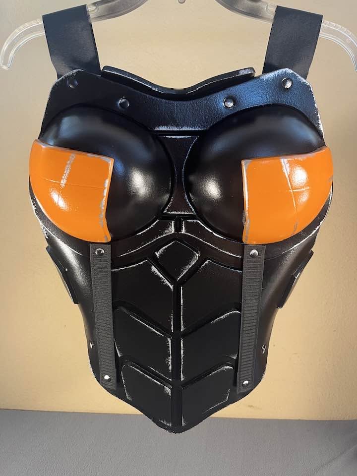 Lady Deathstroke Female chest armor, Deathstroke Women's vest