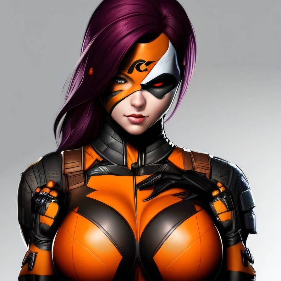 Lady Deathstroke Female chest armor, Deathstroke Women's vest