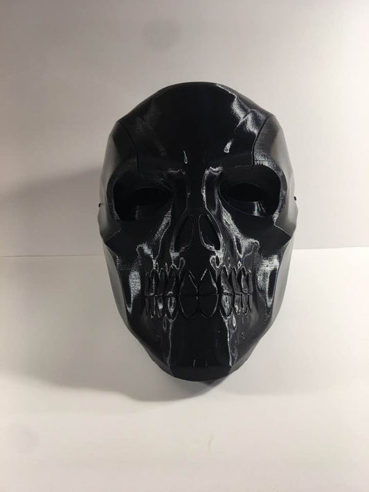 DIY Raw Black Mask Full Helmet Arkham Origins version