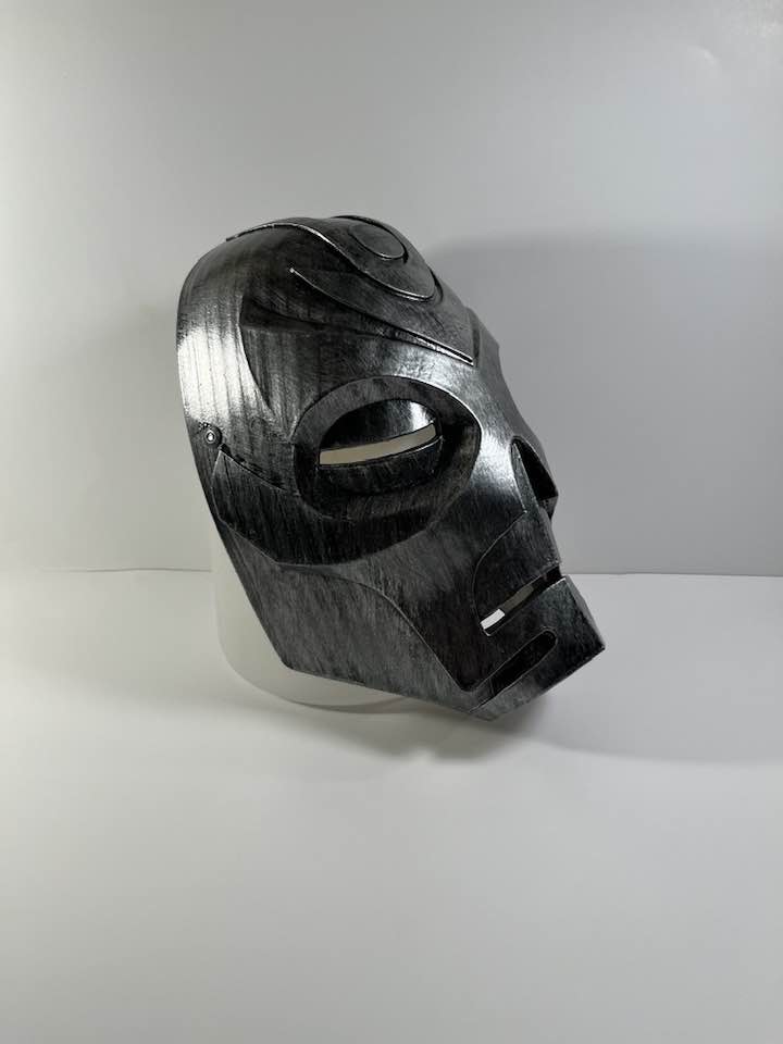 Skyrim Dragon Priest mask from Elder Scrolls Nahkriin Metallic Silver version