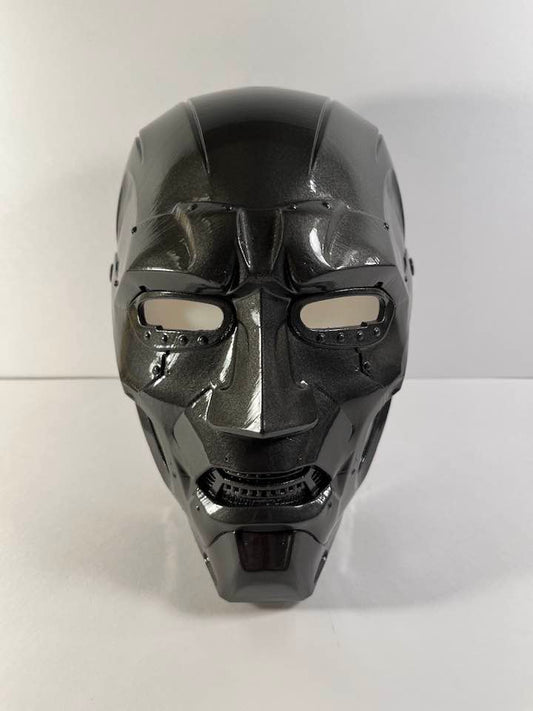 Dr. Doom Mask Variant Metallic Black Stainless-Steel color