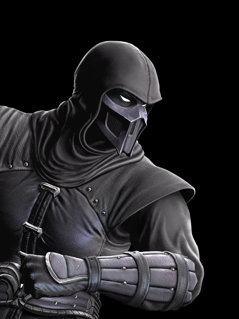 Noob Saibot MK11mask from Mortal Kombat Black Steel color