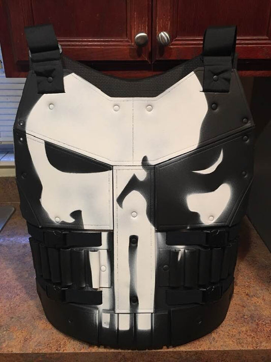 Punisher chest armor tactical vest Broken Skull