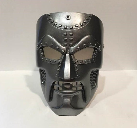 Dr. Doom Classic Mask Silver Dark Steel