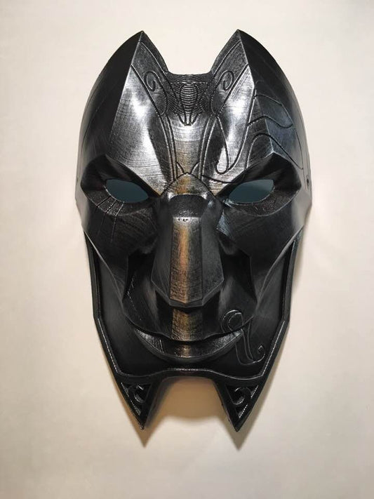 Jhin Mask from League of Legends Gunmetal