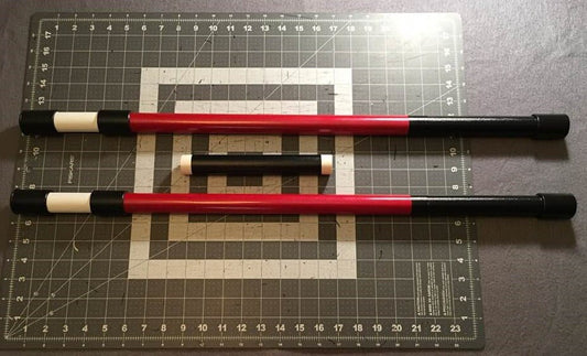 Harley Quinn Bo staff breaks down into escrima sticks