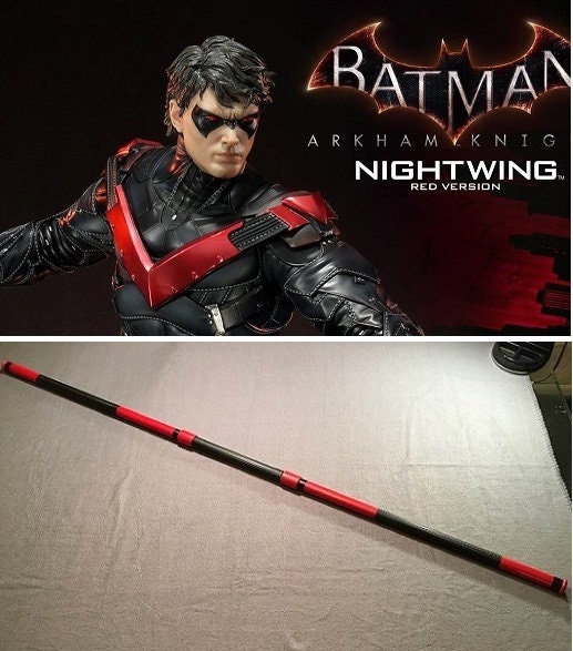 Nightwing Bo staff Metallic Red Carbon Fiber