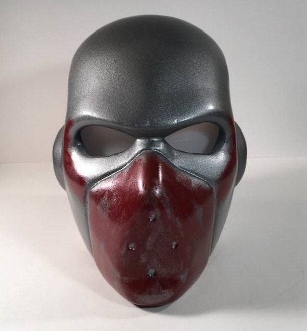 Azrael mask and matching Bo staff Arkham City version