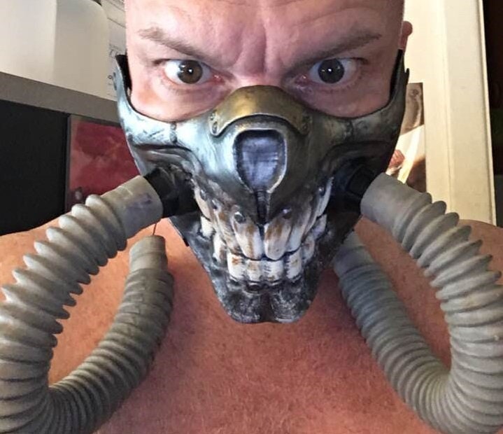 Dare trug Banyan Immortan Joe mask with hoses Mad Max Fury Road – Maxx Grey Creations