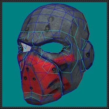 Azrael mask Arkham City game version – Maxx Grey Creations