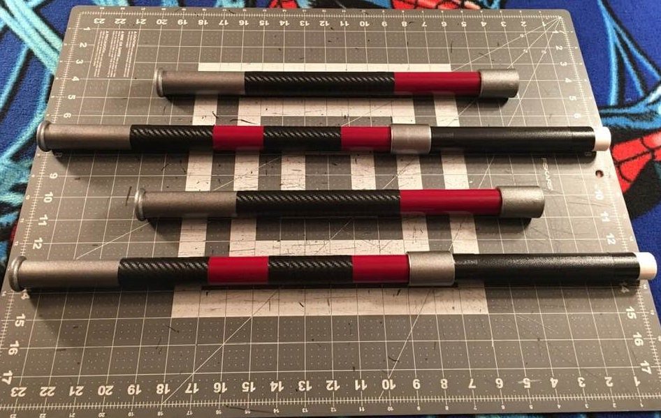 2 mini Bo staffs Daredevil Azrael 