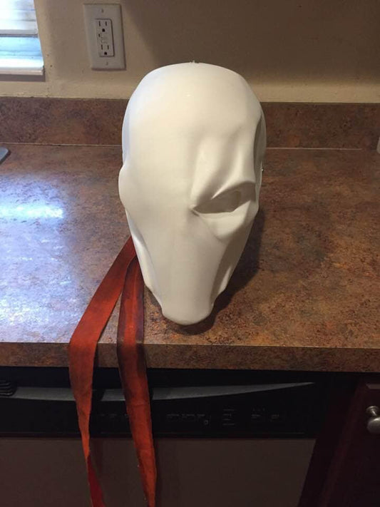 DIY Raw Deathstroke mask & back-plate Arkham Origins version