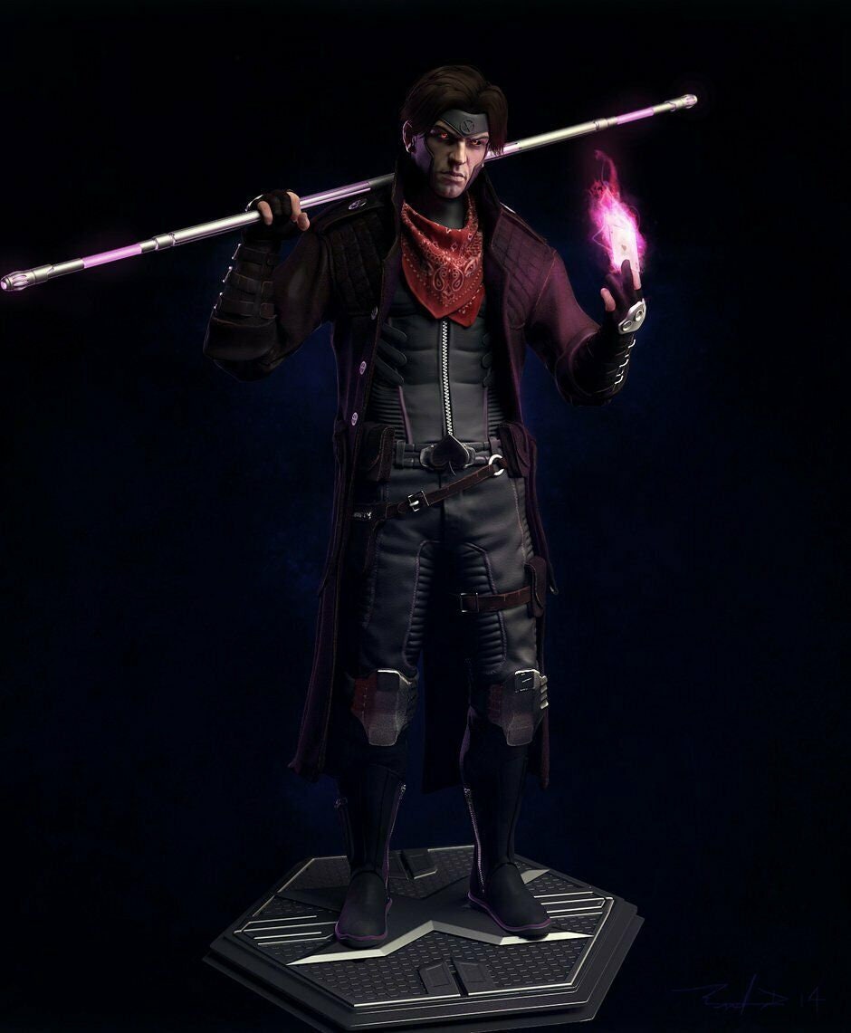 Gambit Bo staff costume cosplay carbon fiber – Maxx Grey Creations