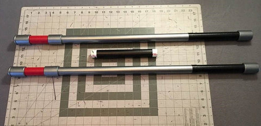 Nightwing Bo staff Dark Steel Metallic Red