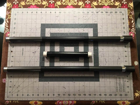 Deathstroke Bo staff Carbon Fiber Gunmetal