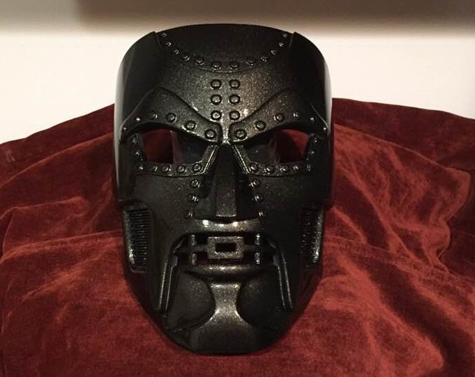 Dr. Doom Classic Mask Metallic Black Night