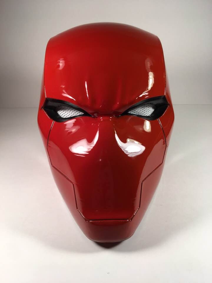 Red Hood helmet Rebirth version Fire Red