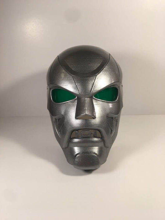 Dr. Doom Mask Fortnite Variant Version with green lenses
